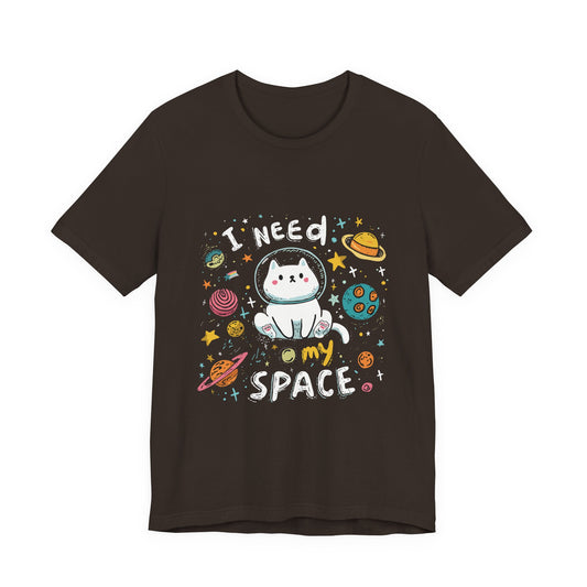 I Need My Space – Funny Astronaut Cat T-Shirt